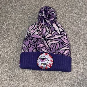 Purple stoner beanie